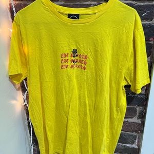Plant Faced Yellow ‘Eat Plants’ Tee